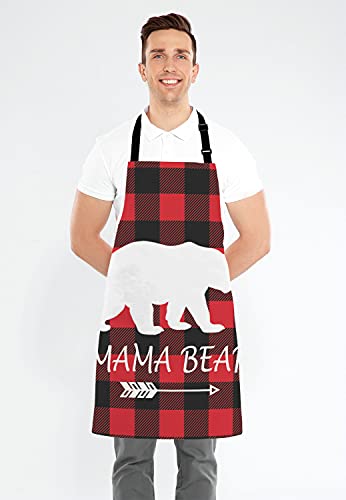 Mama Bear Kitchen Cooking BBQ Chef Apron