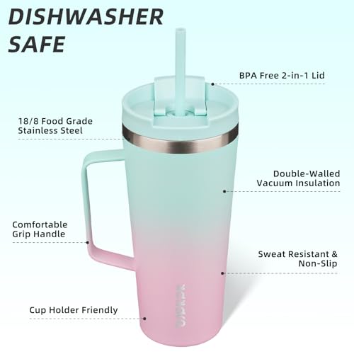22oz Insulated Tumbler with Handle