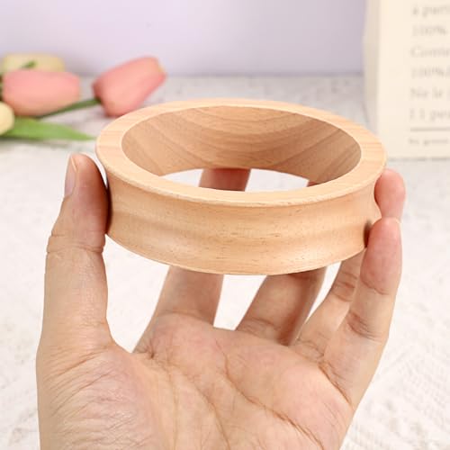 Pack of 3 Wooden Sphere Holder Display Stand for Crystal Sport Ball