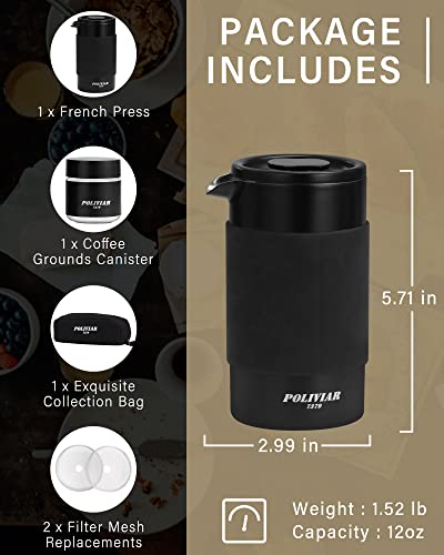 POLIVIAR French Press Coffee Maker