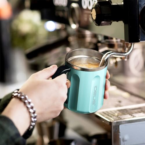 16 oz Insulated Coffee Mug with Lid and Handle