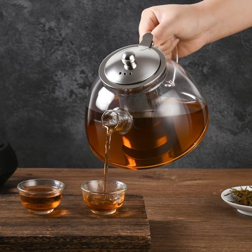 Glass Teapot with Removable Infuser