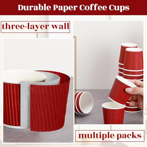 200 Pcs 4 oz Disposable Espresso Coffee Cups