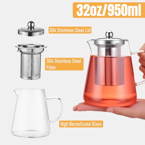 Tea Infuser Pot (32 Fl Oz)