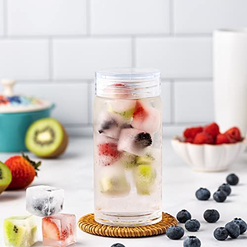 Glass Water Bottles (4 Count)