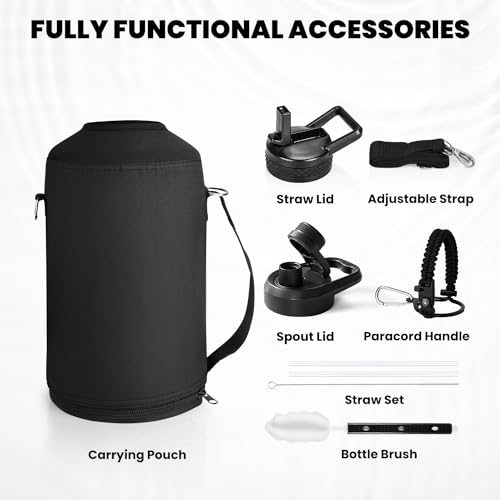 One Gallon Water Bottle Insulated 128 oz
