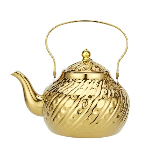 2000ml stainless steel antique style teapot