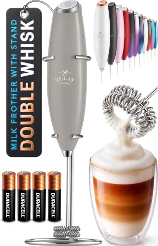 Powerful Milk Frother Wand With Duracell Batteries