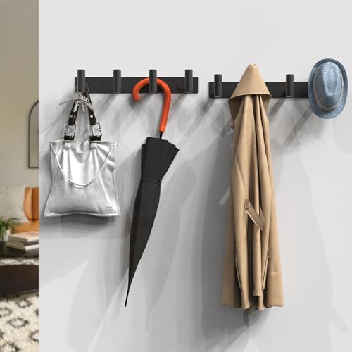 2PACK Hat and Coat Wall Mount Rack (2 Count)