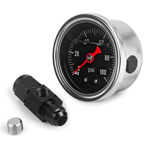 Universal 0 100psi Fuel Pressure Gauge 1