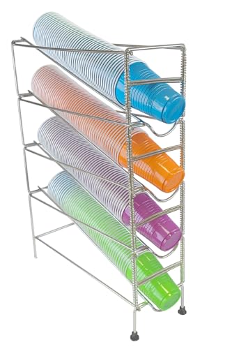 Stainless Products Ltd Sleek 23.74" Stainless Steel Vertical Cup Dispenser