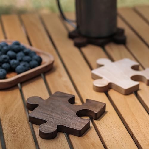 Wood Coasters Table Walnut Coaster Set of 4 Wooden Coaster Set (4 Count)