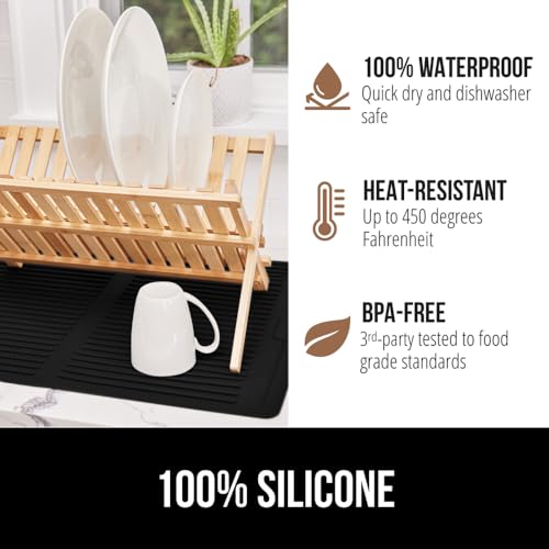 Patented BPA Free Silicone Dish Drying Mat