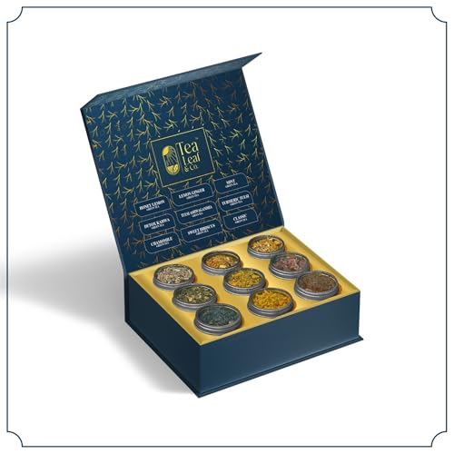 Harmony Delight Loose Leaf Green Tea Combo Variety Gift Pack (9 Count)