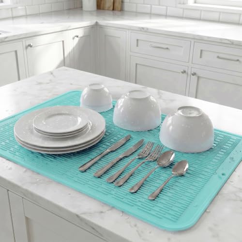 Silicone Dish Drying Mat for Multiple Usage