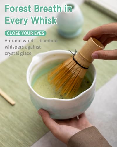 Natural Crystal Flower Matcha Set