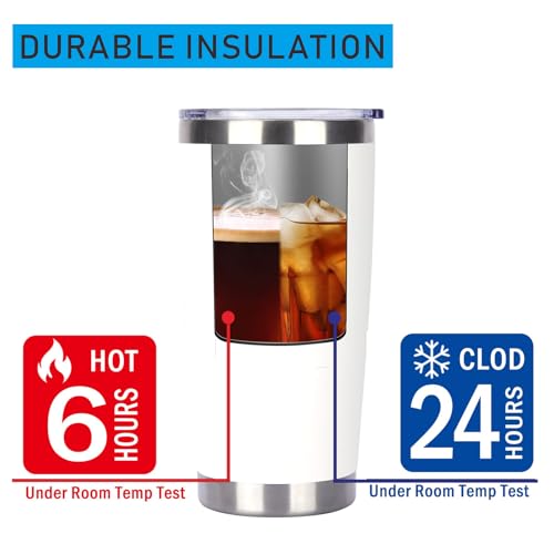 20oz Stainless Steel Insulated Tumblers Bulk (12 Count)