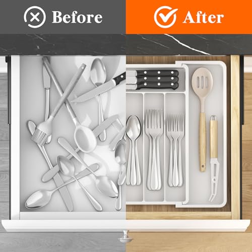 Expandable Silverware Drawer Organizer