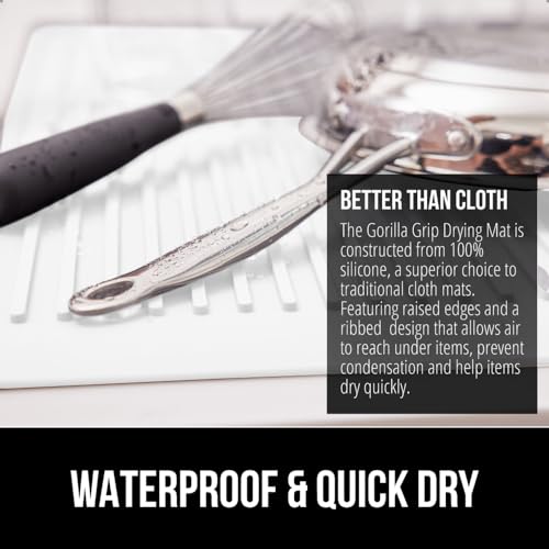 Patented BPA Free Silicone Dish Drying Mat