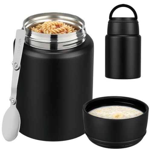 16oz Insulated Food Jar with Spoon