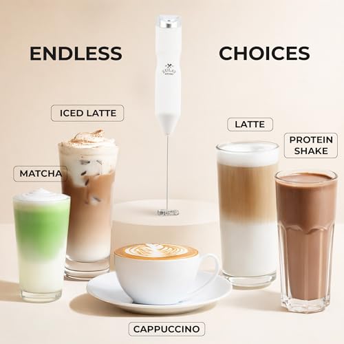 Powerful Frother Wand AA Batteries Included