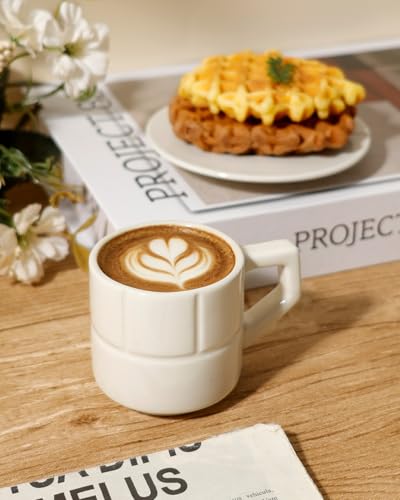 Ceramic Coffee Mugs Set of 4 (4 Count)