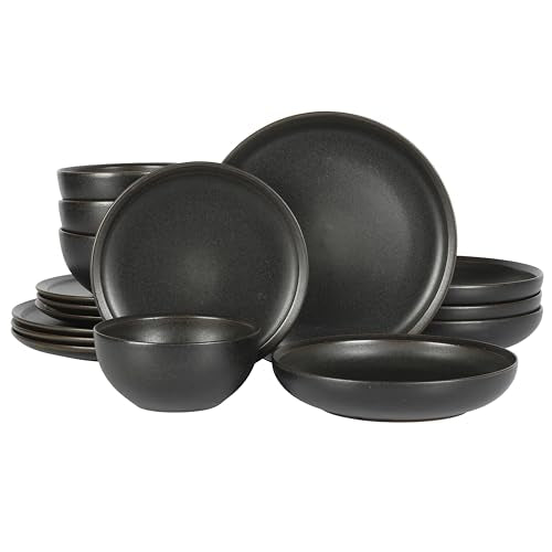 Beckett Stoneware Matte Reactive Glaze 16 Piece