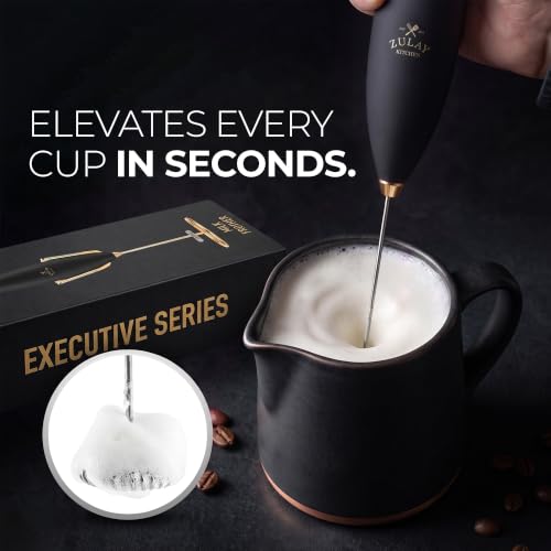 Powerful Milk Frother Wand With Duracell Batteries
