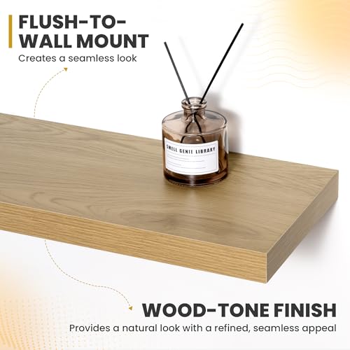 72 Inch Floating Shelves