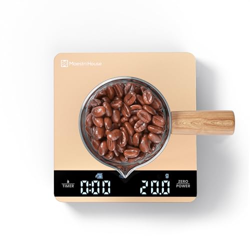 S1 Metal Mini Espresso Coffee Scale with Timer