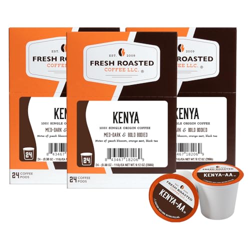 Kenya AA K Cup Pods for Keurig Brewers (72 Count)