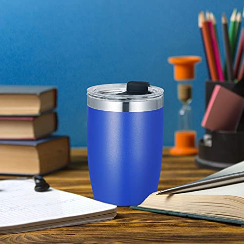 Stainless Steel 12 oz Tumblers bulk Vacuum Insulated Double Wall Travel Tumbler with Lid and Straw Reusable Tumbler (12 Count)