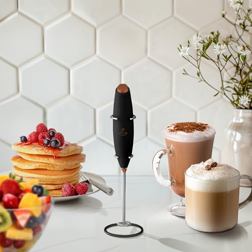 Zulay Powerful Milk Frother for Coffee with Upgraded Titanium Motor