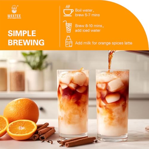 Orange Spice Herbal Tea Bags 50count (50 Count)