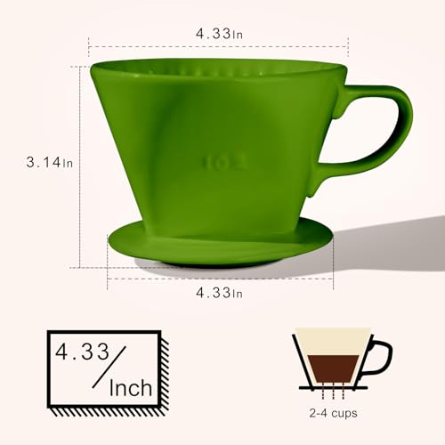 Handmade Pour Over Ceramic Coffee Dripper