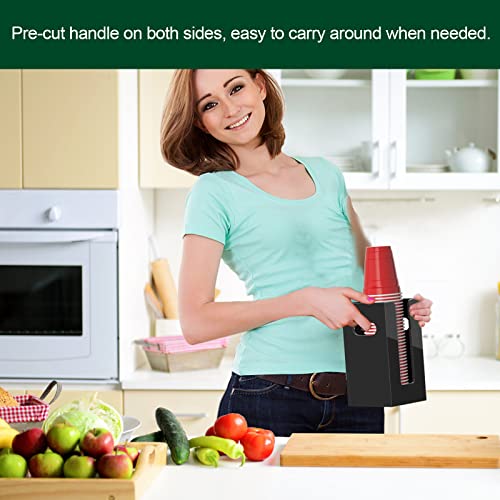 Disposable Coffee Cup Dispenser with Handles
