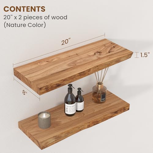 Floating Shelves for Wall Decor (2 Count)