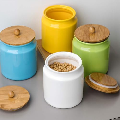 Sweejar Ceramic Kitchen Canisters (28 Fl Oz)