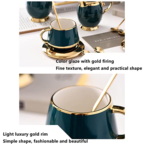 Tea Cups and Tray Set of 14 Pieces