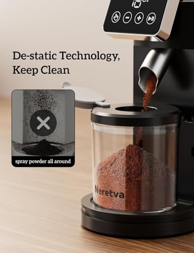 Stainless Steel Espresso Grinder with Portafilter Holder
