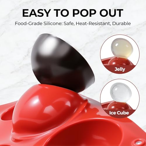 Medium 15 Cavity Semi Sphere Silicone Molds Non (2 Count)