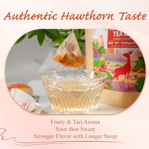 Hawthorn Berry Tea Bags 100 Count