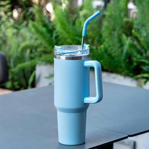 4 Set Silicone Straw Tips with Bottom Tub Compatible with Stanley Yeti (4 Count)