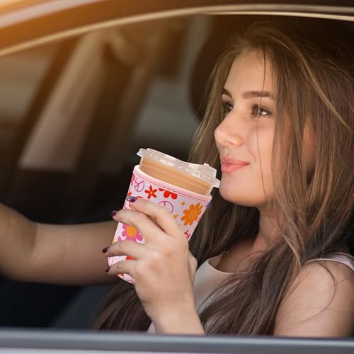 Reusable Insulated Neoprene Iced Coffee Cup Sleeve (3 Count)