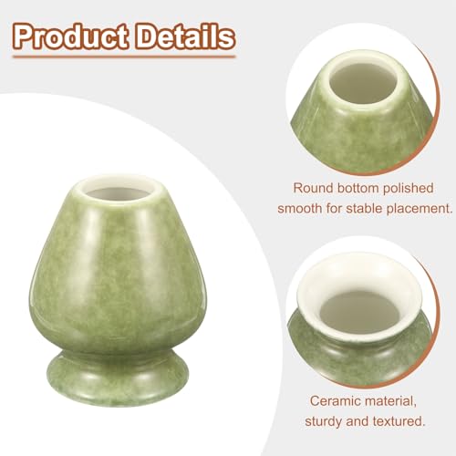 Ceramic Chasen Stand 70mm Matcha Whisk Holder Teas Set Whisks Stand Traditional Matcha Tea Chasen Holder Tea Set Accessories for Tea Tasting
