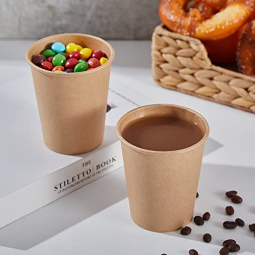 400 Pack 8 oz Kraft Paper Cups (400 Count)
