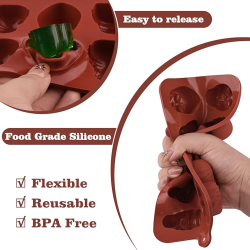 Skull Chocolate Molds (2 Count)