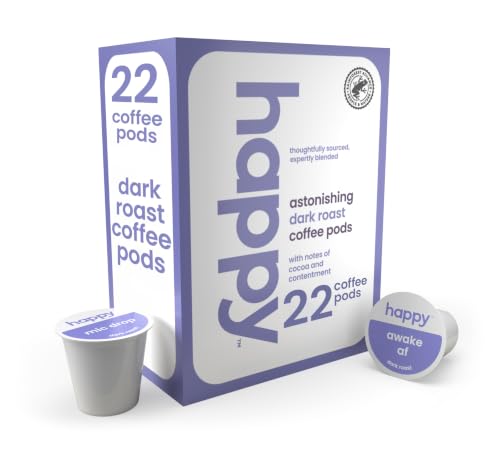 Happy Coffee Dark Roast Coffee Pods (22 Count)