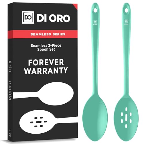 DI ORO Silicone Cooking Spoons (2 Count)