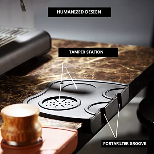 Coffee Tamper Mat Silicone Corner Tamping Mat